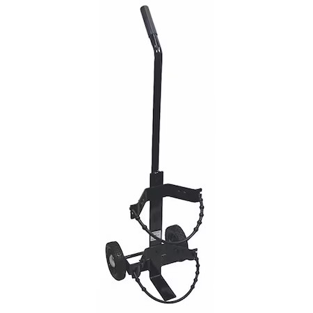 Fire Extinguisher Wheeled Cart, 30 Lb, Black, 859