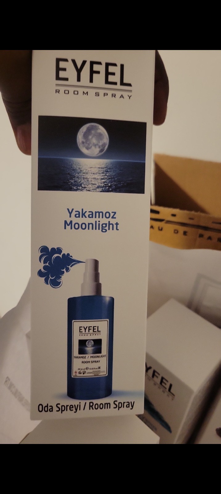 Eyfel Room Spray Yakamoz Moonlight Blue Fragrance 500 ml Oda Spreyi Scent Fresh