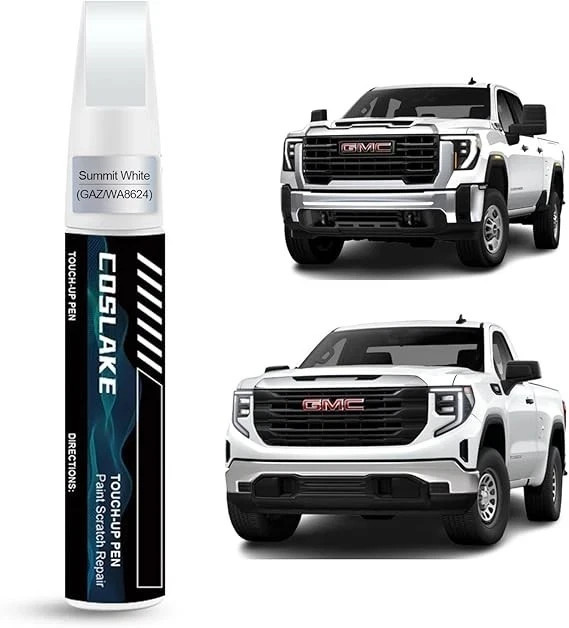 Car Touch up Paint(Summit White(Gaz/Wa8624)) for GMC, Car Paint Scratch Repair K