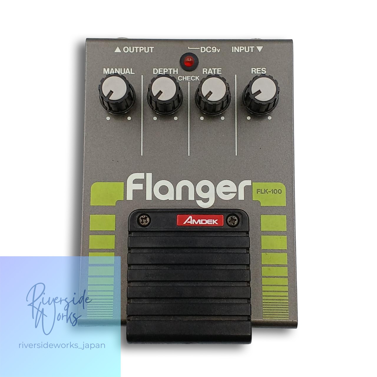 AMDEK FLK-100 Flanger Guitar Effect Pedal