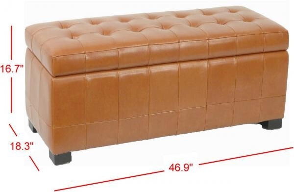 Safavieh  Manhattan Storage Bench, Reduced Price 2172722635 HUD4200C