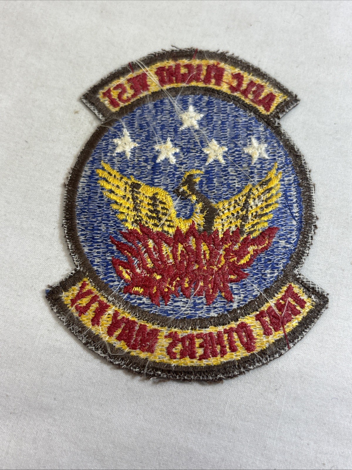 USAF 2874th Test Squadron Patch McClellan AFN AFLC Flight Test