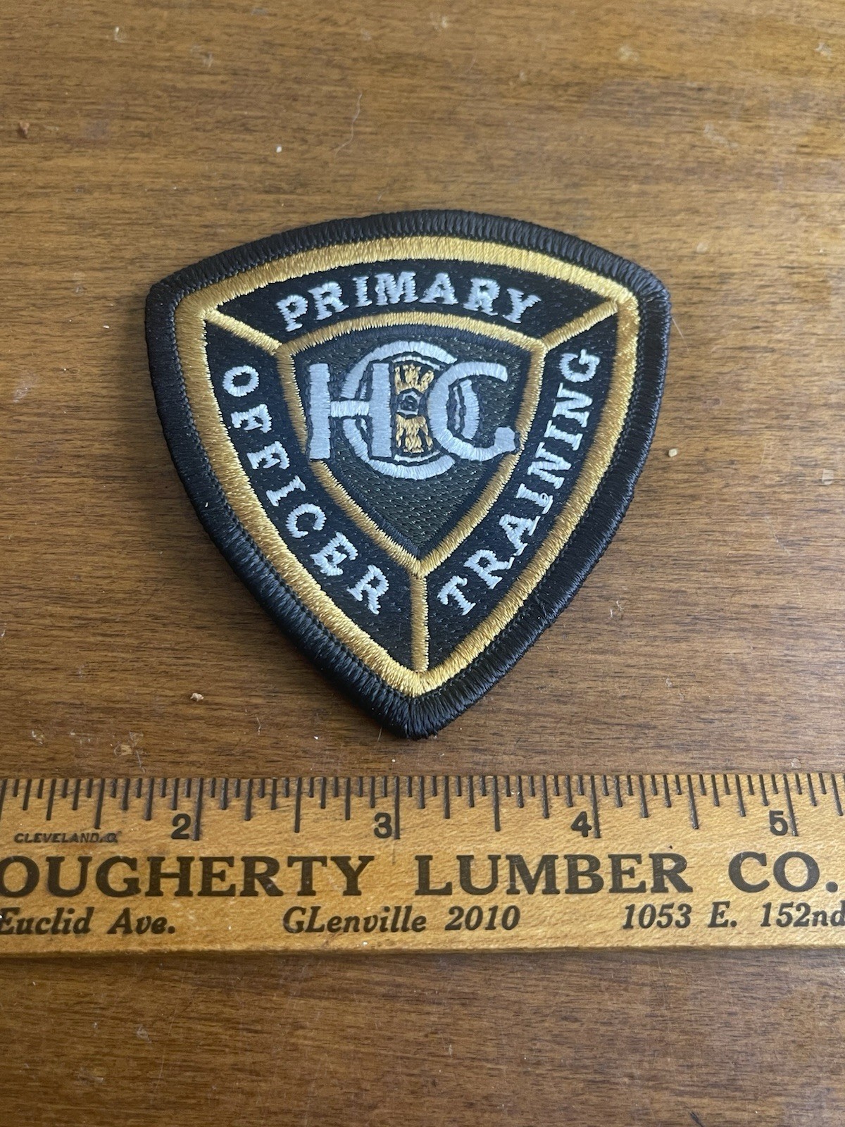 HARLEY DAVIDSON OWNERS GROUP HOG "PRIMARY OFFICER TRAINING" VEST PATCH 3”
