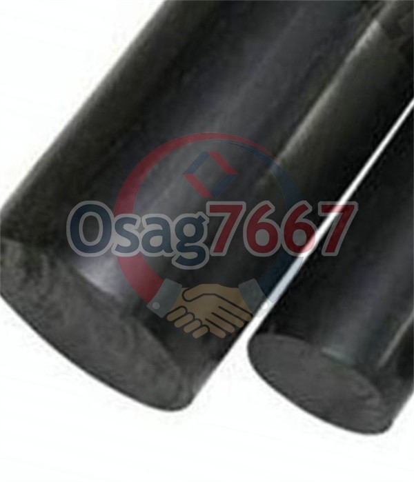 ONE PA Plastic Round Rod Stick Polyamide 25mm x 250mm Black *yt