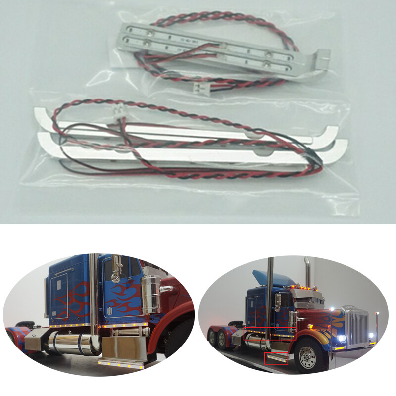 LED Side Light Bar for 1/14 Tamiya RC Truck Car King Hauler 56344 56301