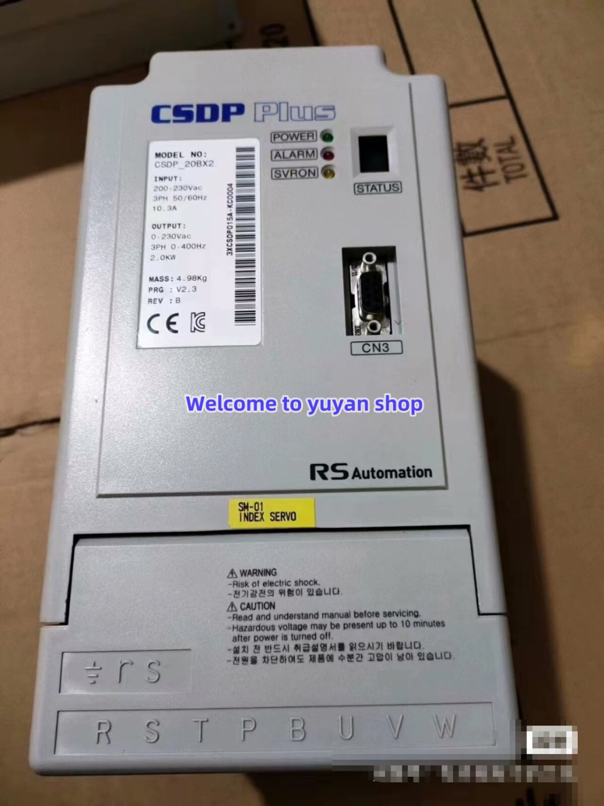 1pc USED CSDP-20BX2 Servo Drive TESTED By DHL or FedEx #VJ5J CH