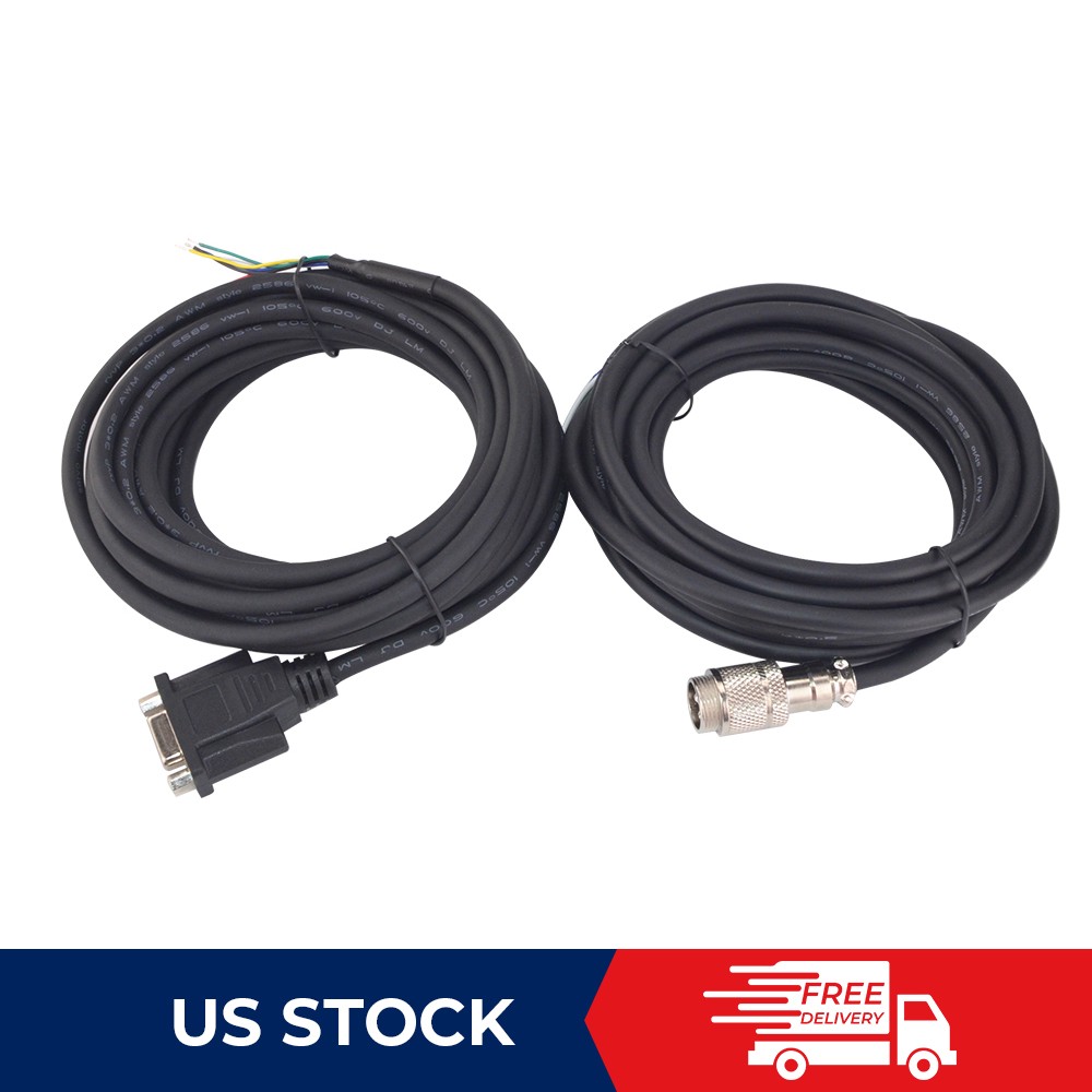 4.7m Long Motor & Encoder Extension Cable Kit for Nema 23/24 Closed Loop Stepper