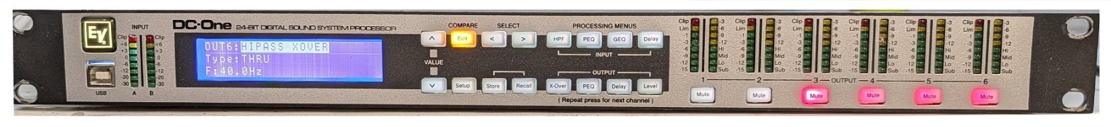 Electro Voice - DC-One - 2 In / 6 Out - Speaker Management and DSP