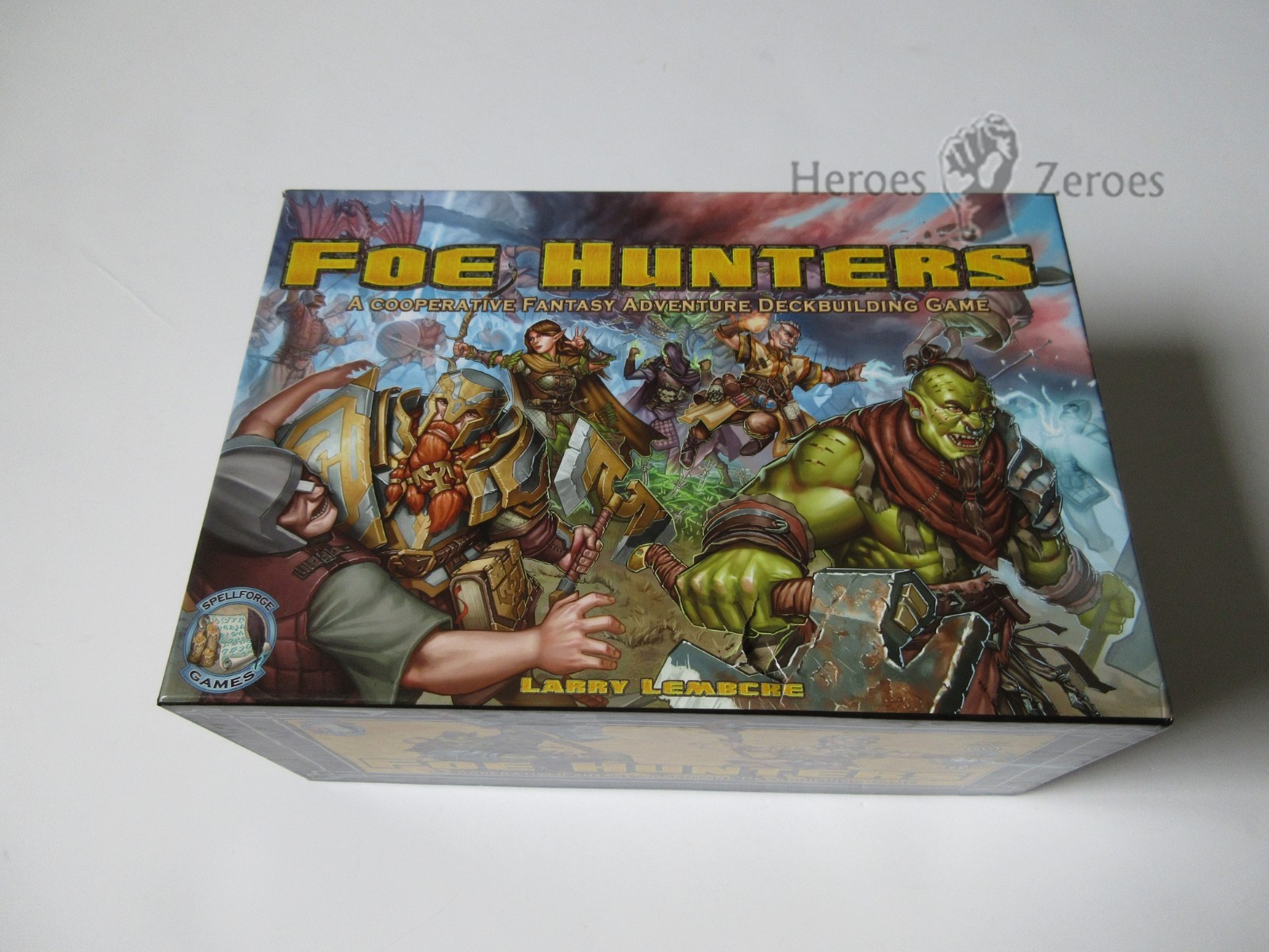 Kickstarter Spellforge Games FOE HUNTER Deckbuilding Game Complete with Box