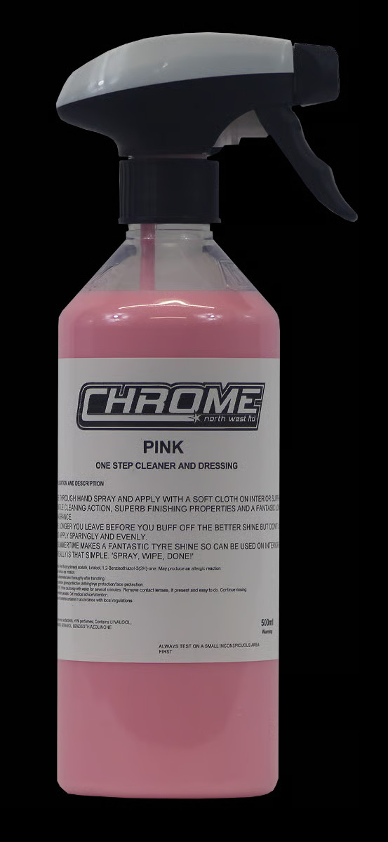 Chrome Pink 500ml Trigger Gun Spray