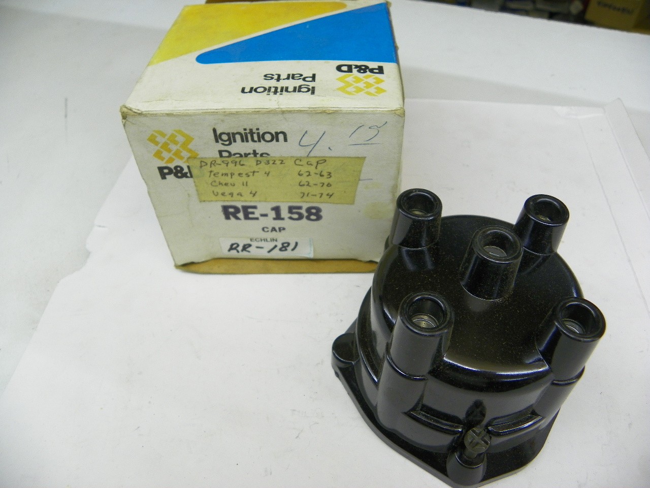 Echlin RR-181 Distributor Cap 62-74 Pontiac Tempest Chevy II Vega 4 Cyl NORS