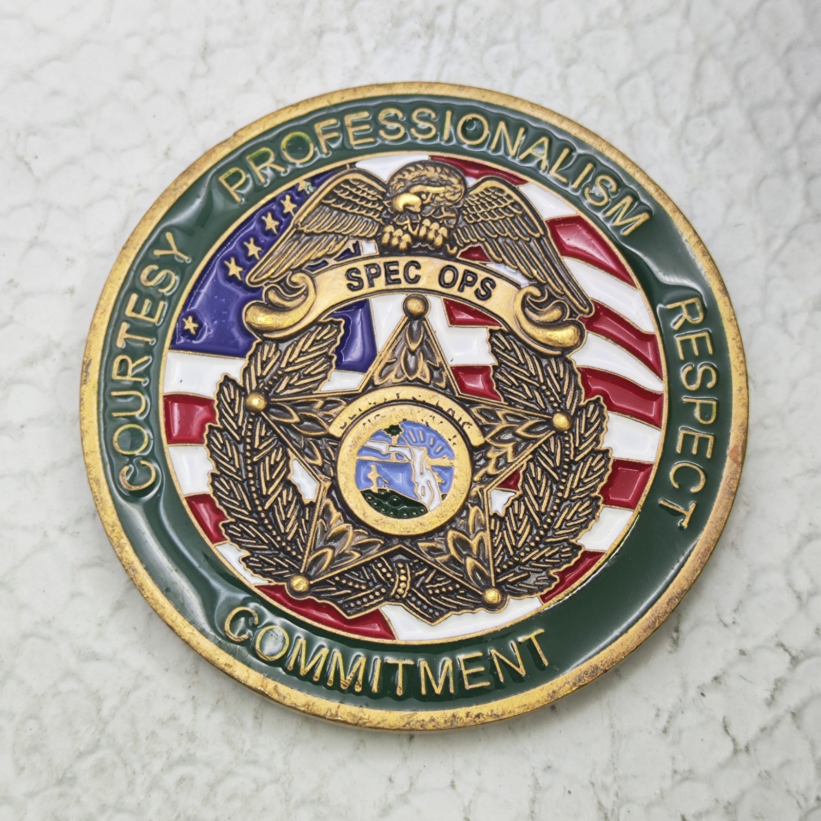 Special Operations Narcotics Unit Challenge Coin