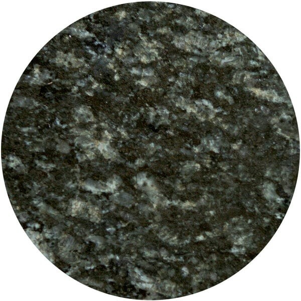 30'' Round All-Weather Granite Restaurant Table Top in Uba Tuba Finish
