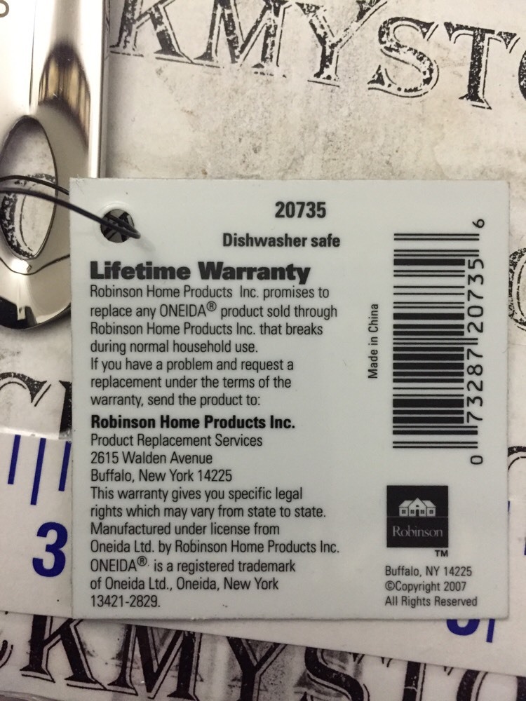 Oneida 9-1/2 Ss Serving Fork ROBINSON HOME PRODUCTS, Serving Ware 20735