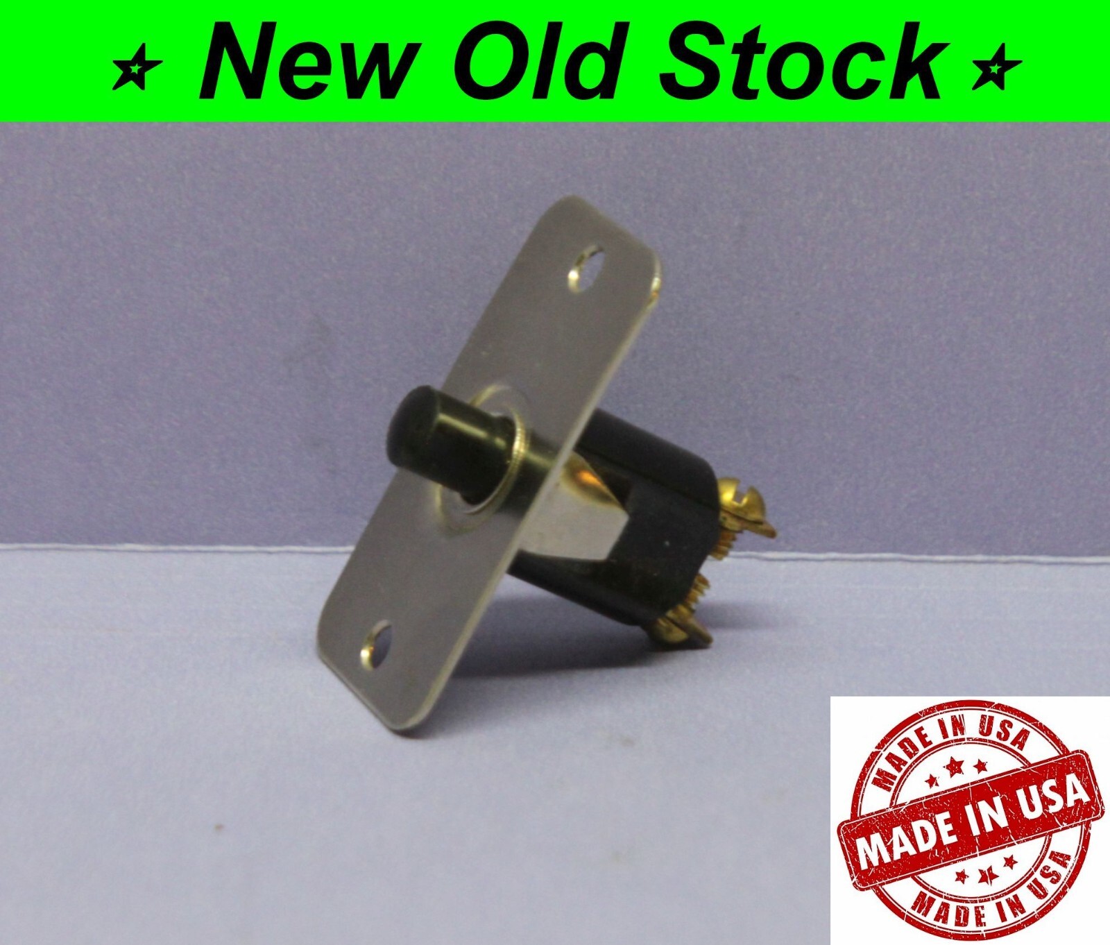 Cutler-Hammer C-H Momentary Push Button Panel Switch, Normally Open - .75A@125V