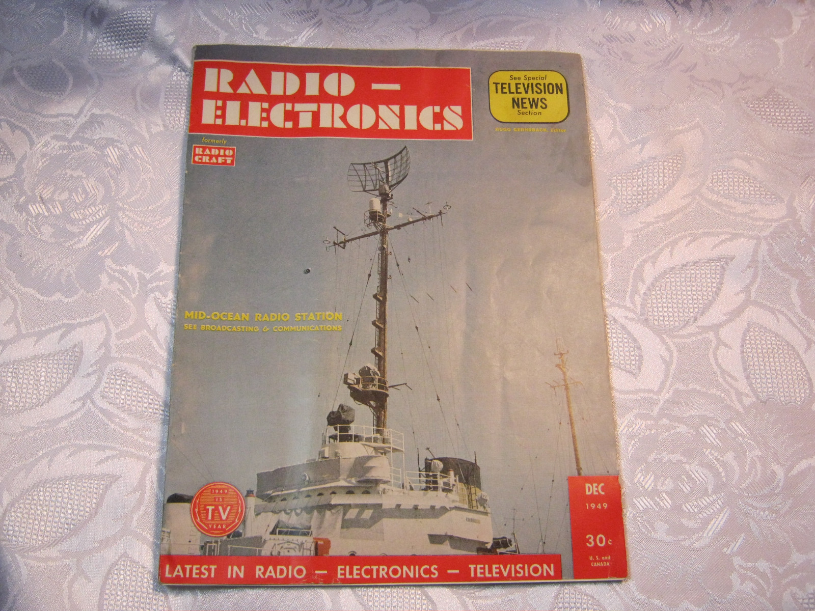 Radio  Electronics Vacuum Tube Vintage Magazine Dec 1949