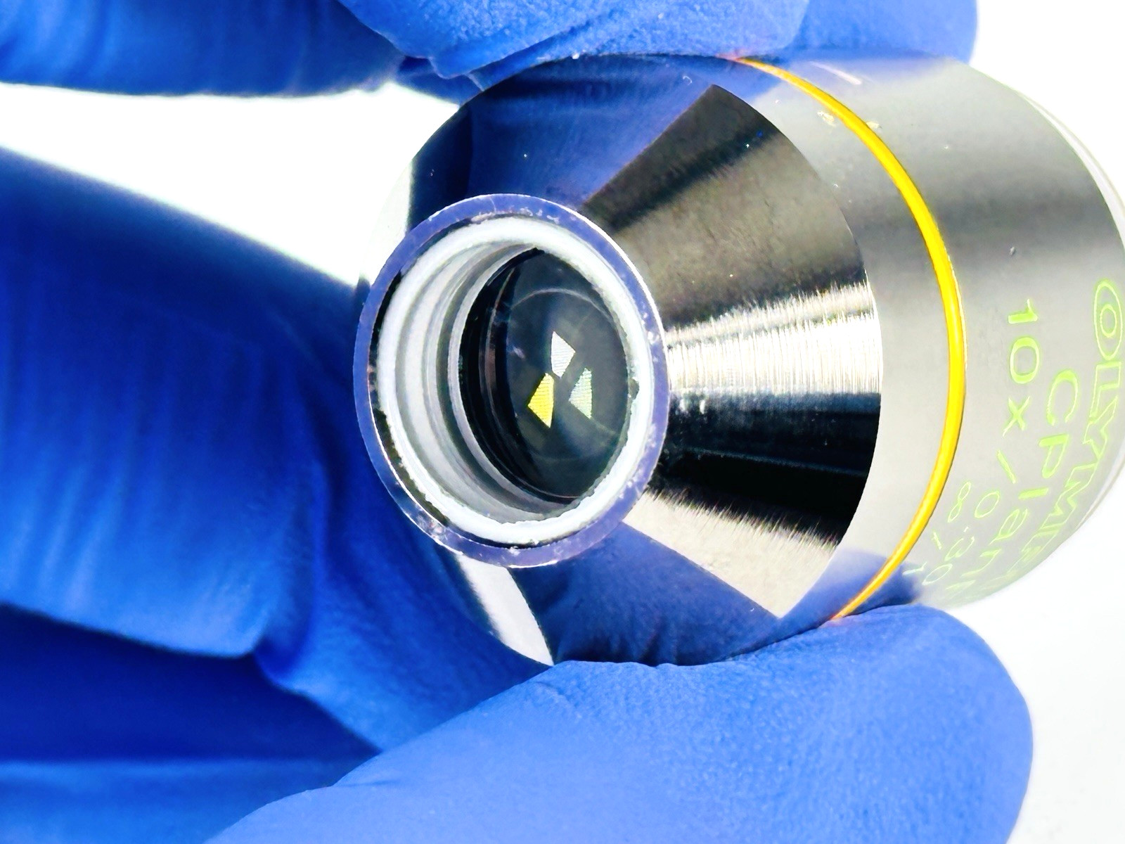 Olympus CPlanF 10x 0.30 N.A. PhC Phase Contrast Objective Infinity 1mm RMS