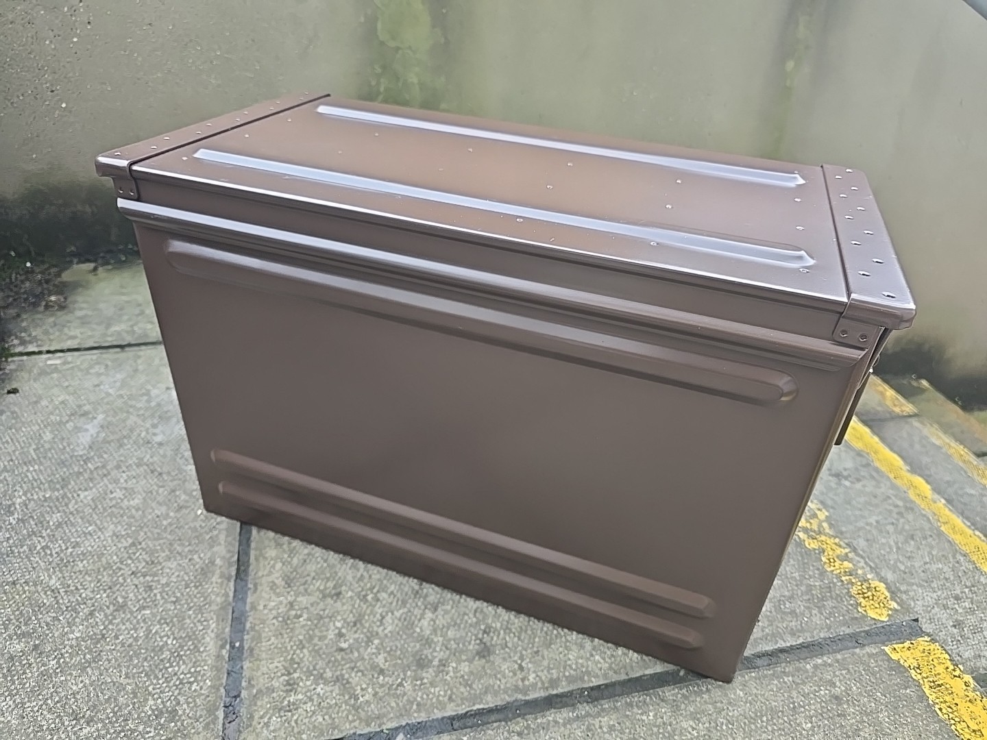 NEW British Army Storage Ammo Box Heavy Duty Military Toolbox A980 Metal LARGE