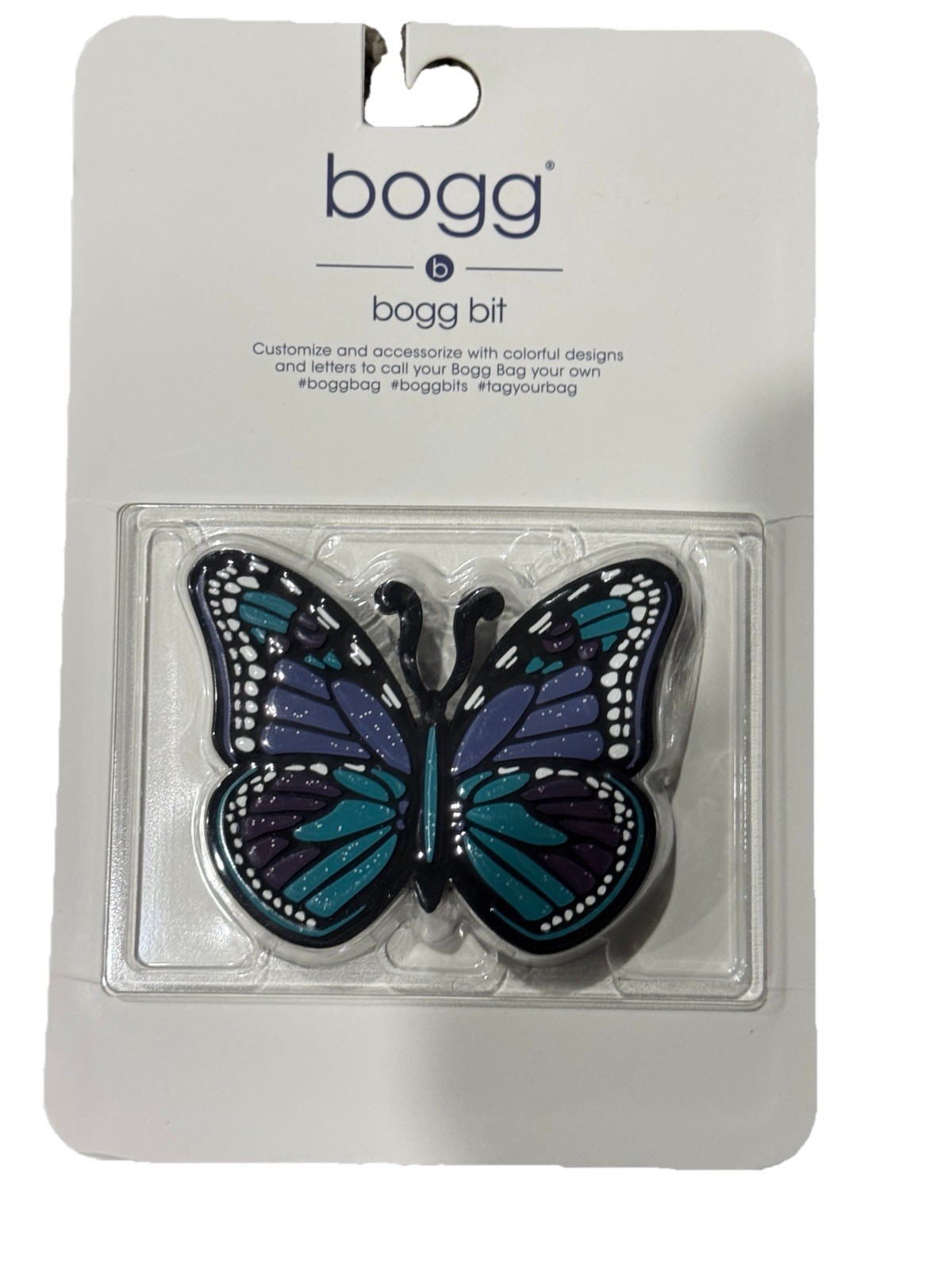 Bogg Bit Sky Dancer Butterfly Charm Accessory for Bogg Bag NIP