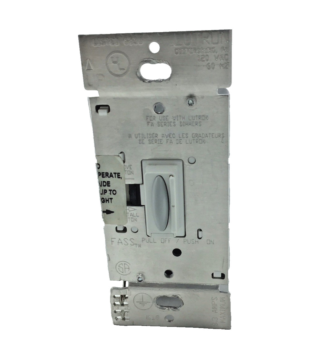 Lutron Faedra FA-AD Accessory Dimmer (White & Gray)