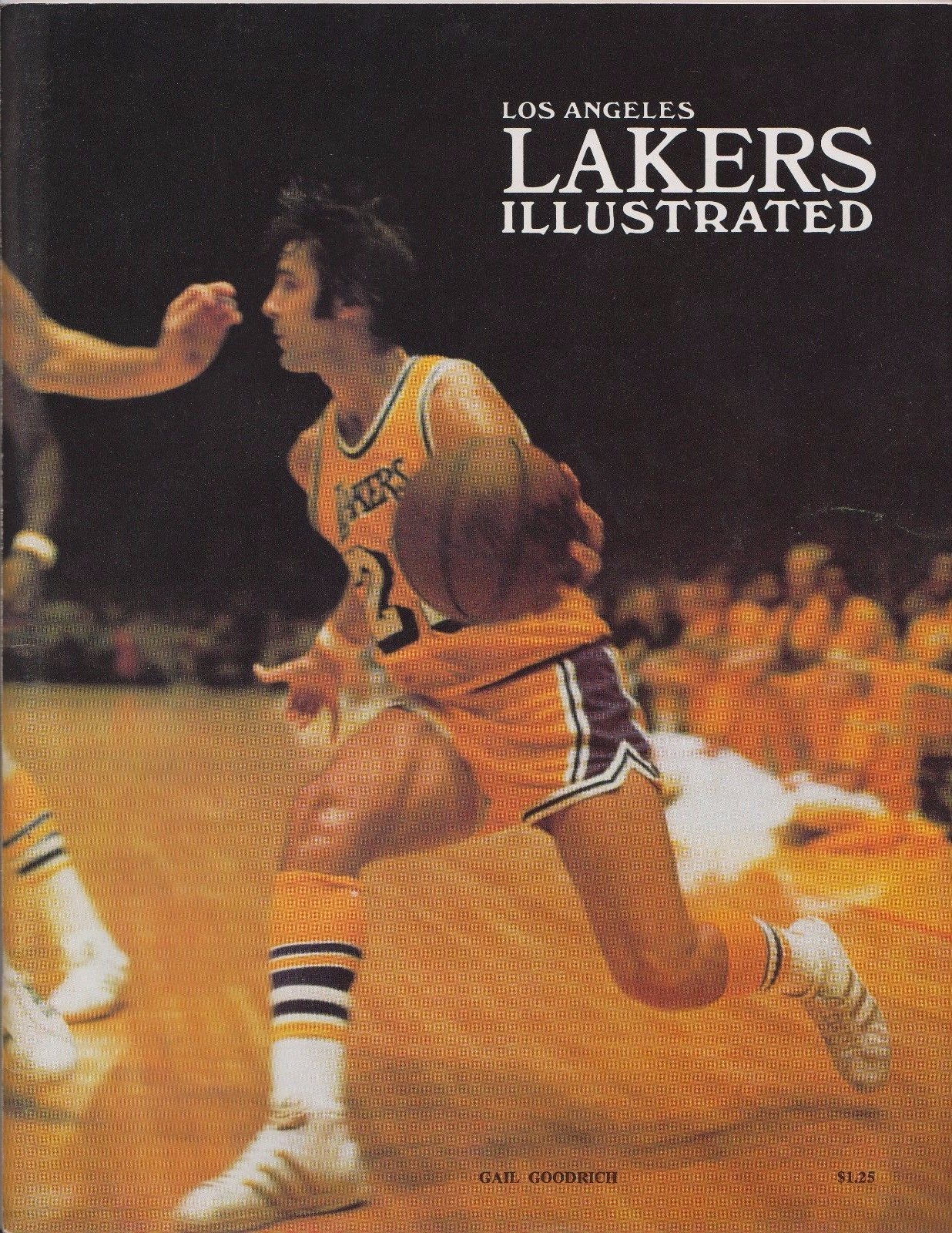 1975 Los Angeles Lakers Vs Golden State Warriors NBA Hoop Program Gail Goodrich