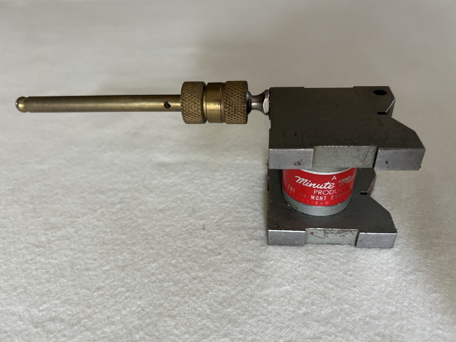 DuMont Corporation Minute Man Magnet Dial Indicator Base