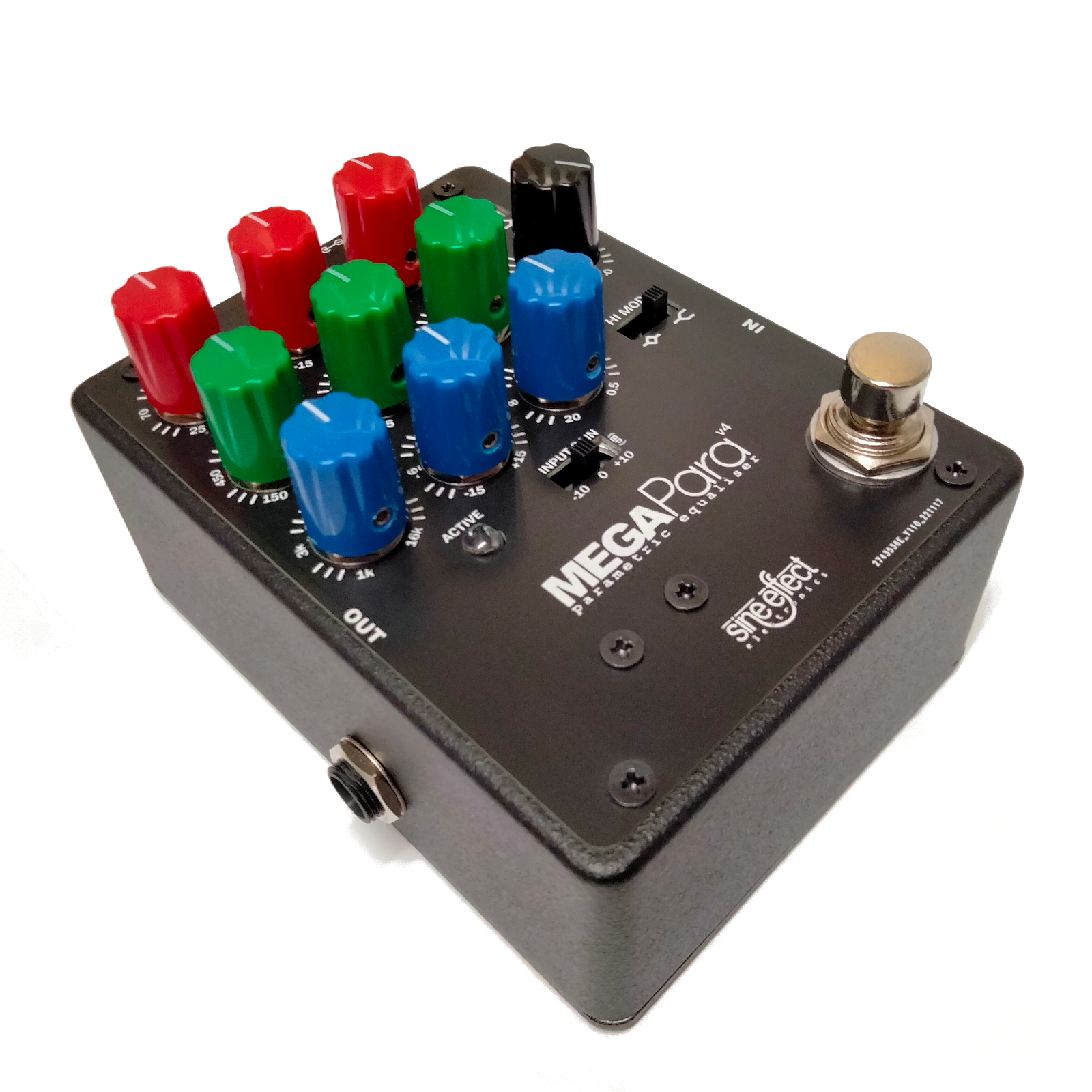 1 READY TO SHIP - MegaPara v4 EQ pedal - Handmade