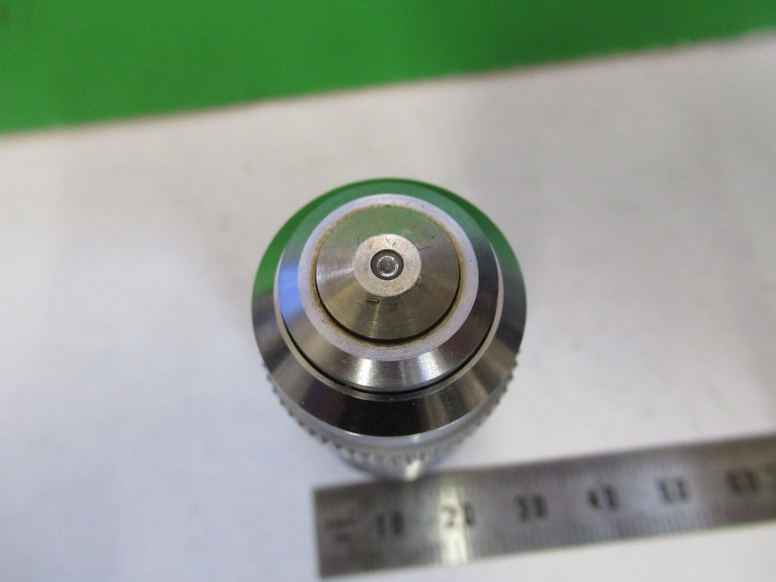 LEITZ wetzlar GERMANY OBJECTIVE MICROSCOPE PART 100X /160 AS PICTURED X2-A-37