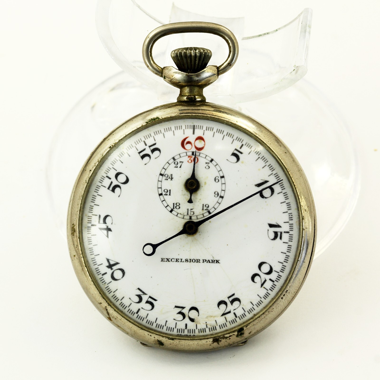 Excelsior Park vintage 1950's mechanical Swiss made stopwatch fully working G