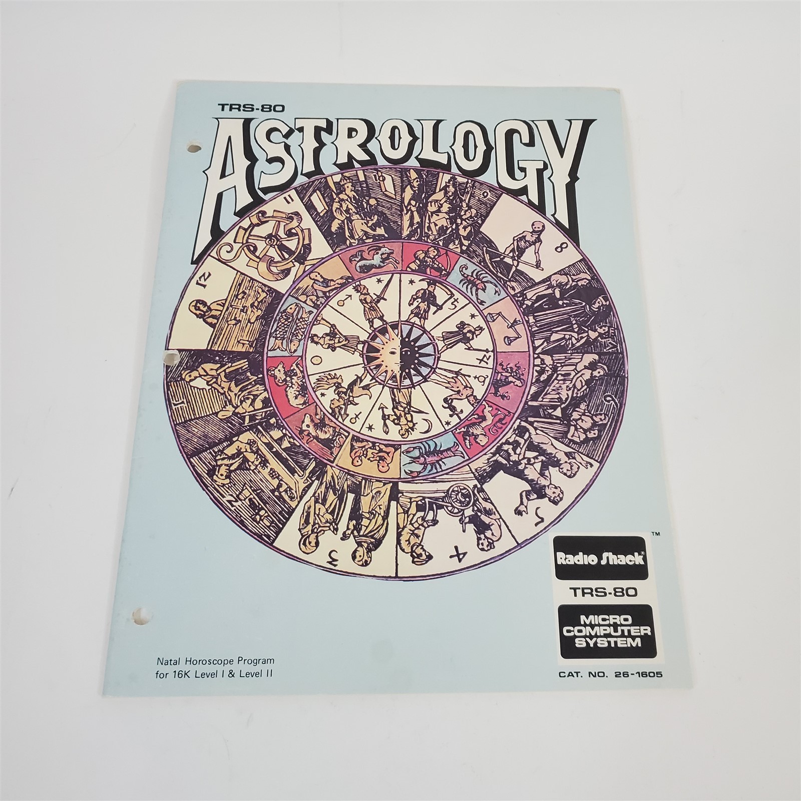 Vintage Original Radio Shack TRS-80 Astrology Operation Manual 26-1605