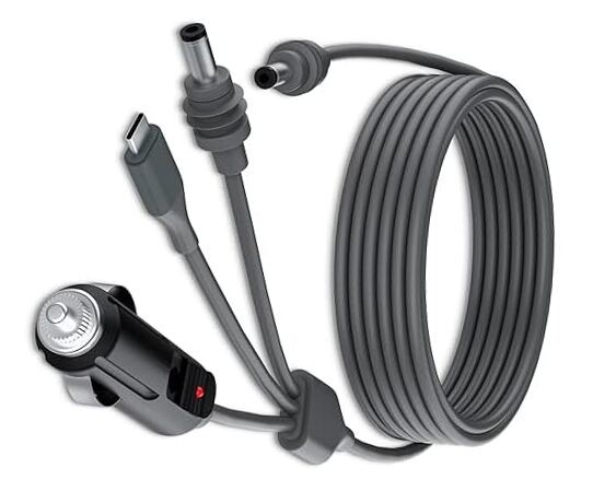 3 in 1 Starlink Mini Cable 10FT/ 3M, High-Speed USB C/Car Charger/DC to DC