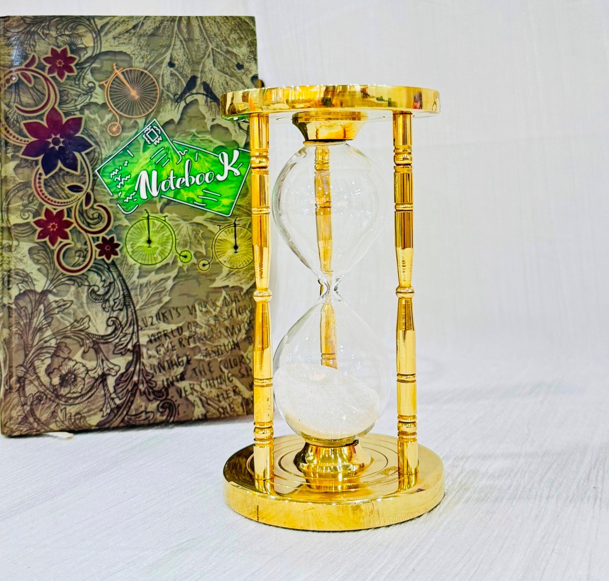 Brass Chess Sand Timer Marine Office Desk Decor