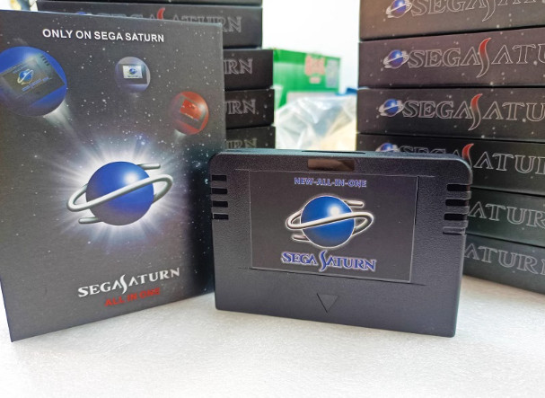 NEW Sega SS Saturn game console direct reading card+gold finger+full area
