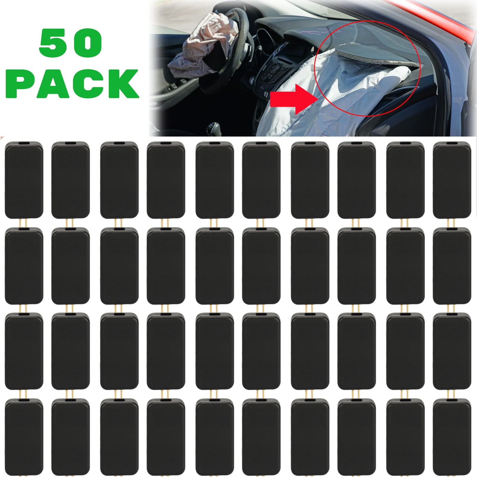 50Pack Car SRS Simulator Emulator Resistor Bypass Fault Finding Diagnostic Tools