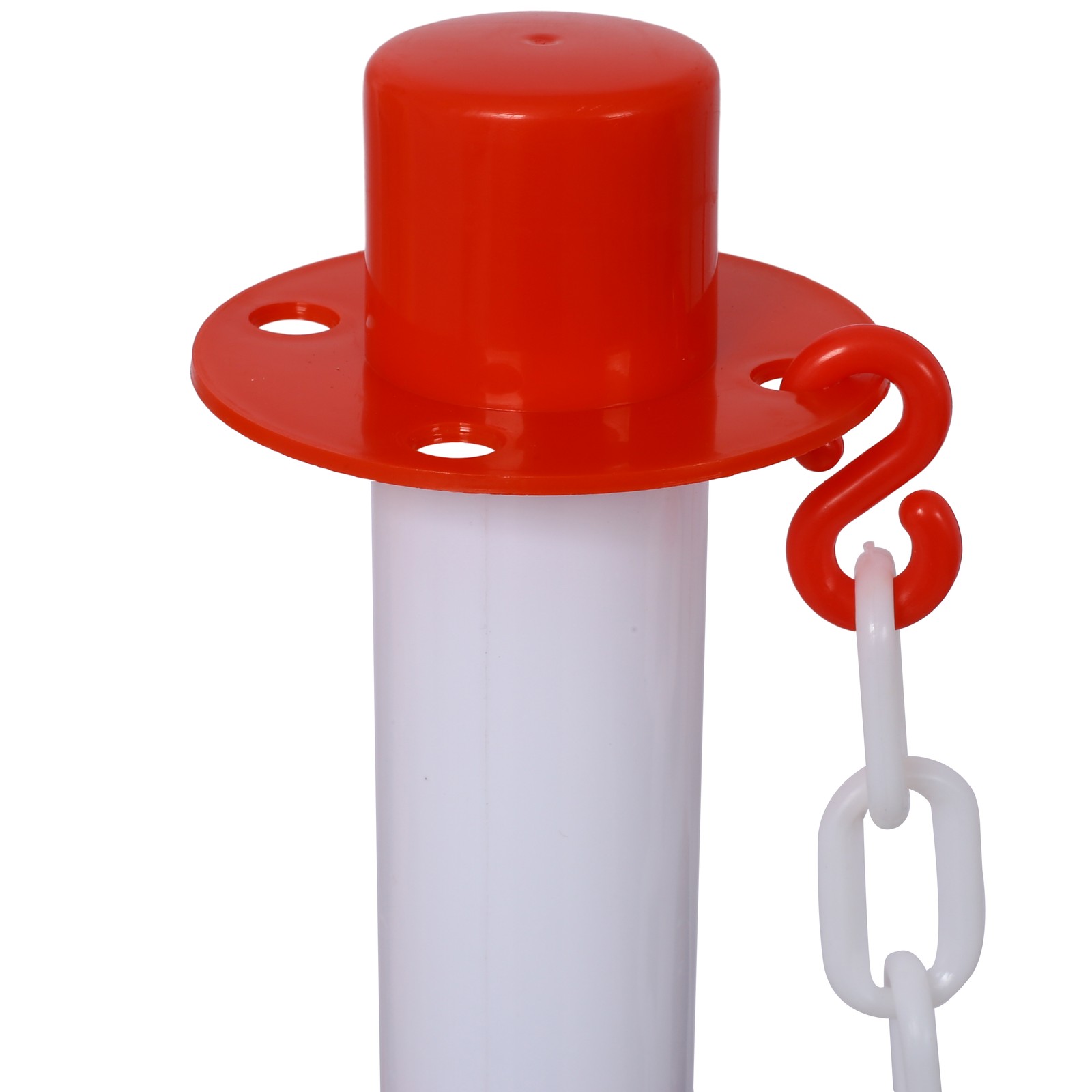 Adjustable Traffic Delineator Post Cones 4 Pack Traffic Safety Delineator