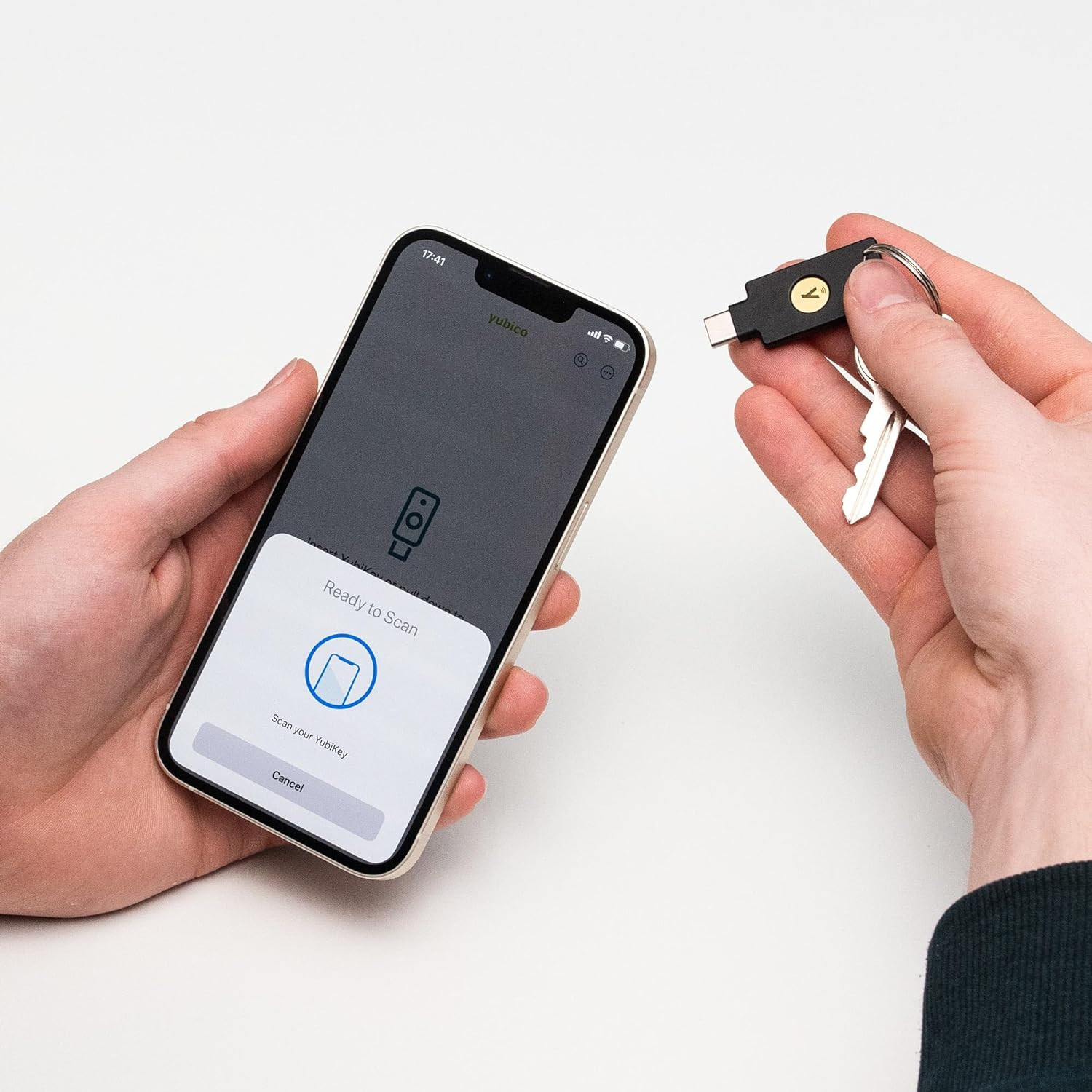 - Yubikey 5C NFC - Multi-Factor Authentication Security Key and Passkey