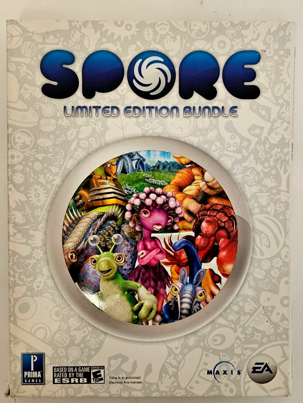 Spore Limited Edition Bundle Official Hardcover Game Guide Book PC