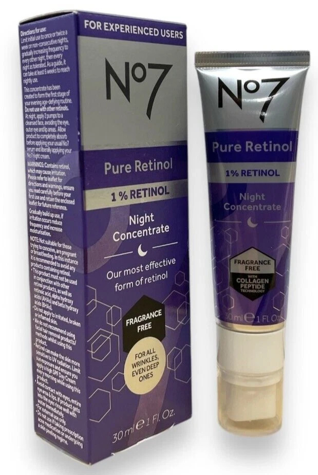 No7 Pure Retinol 1% Retinol Night Concentrate (30ml/1fl.oz)