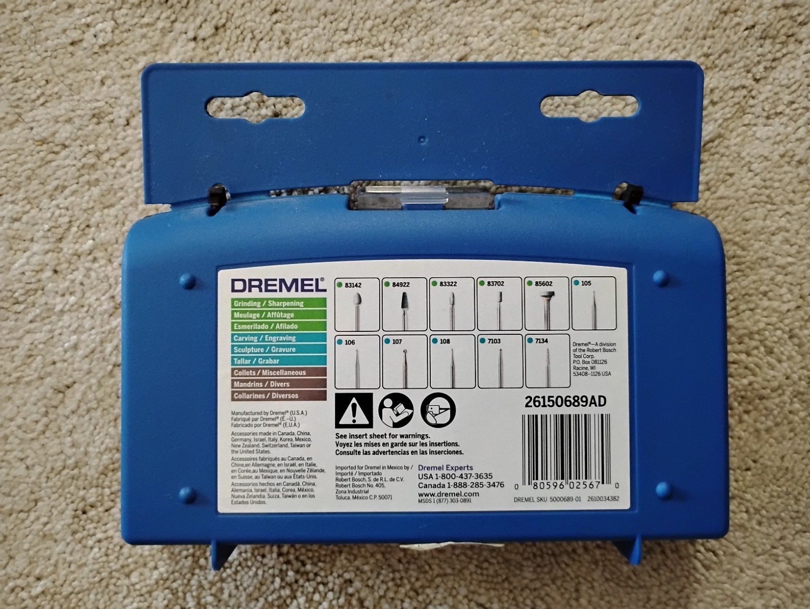 Dremel 11pc Carving/Engraving Kit 689-01