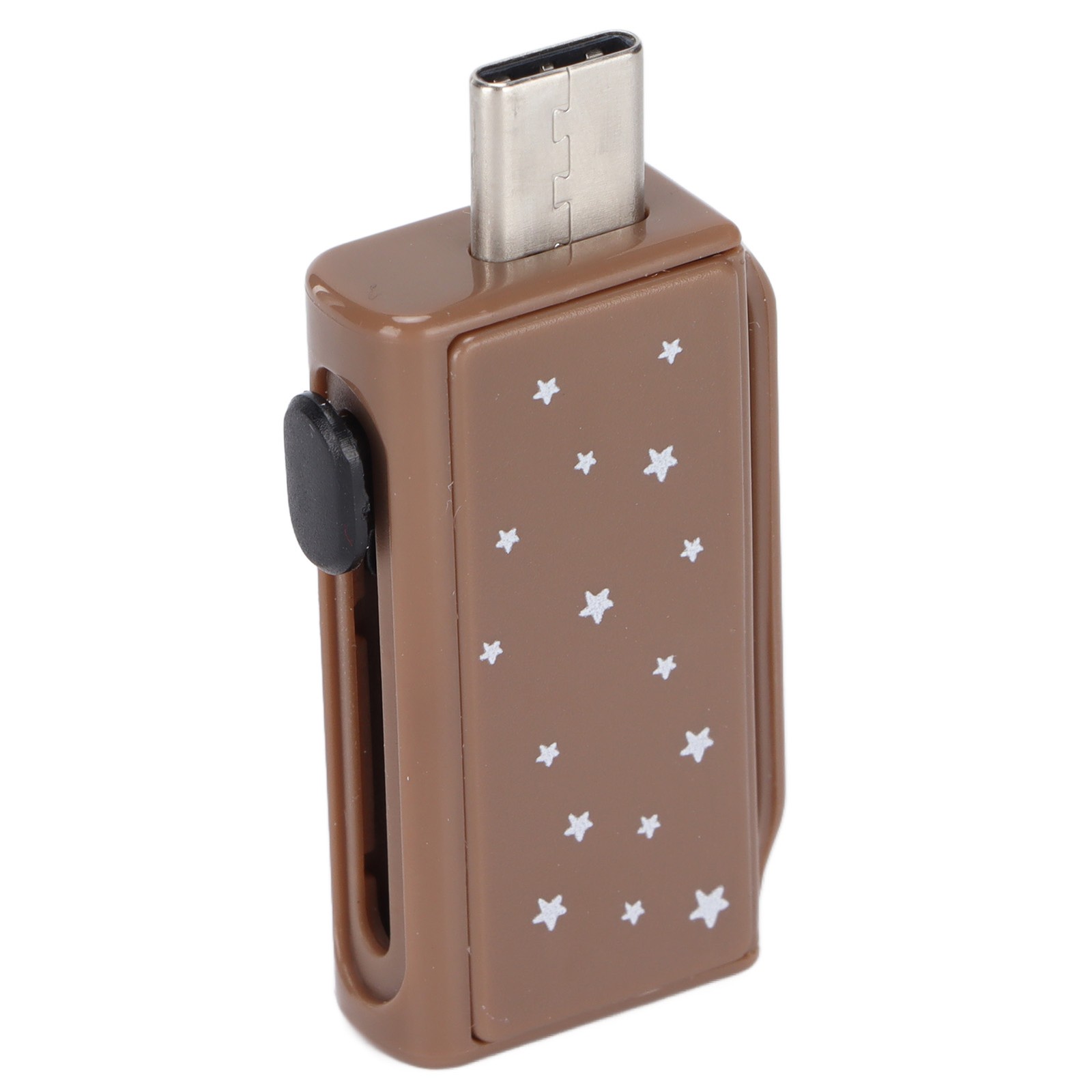 Flash Disk Portable Tea Brown Palstic Push Pull Thumb Memory Stick For