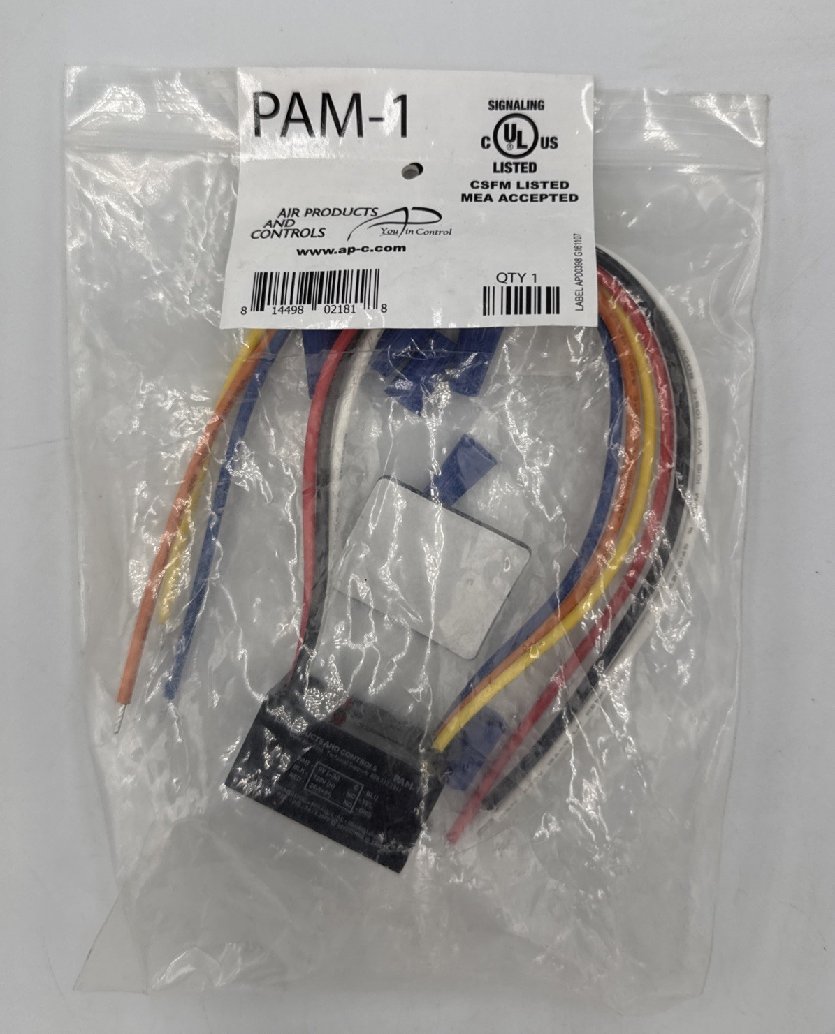 Brand New Air Products And Controls PAM-1 Fire Alarm Relay (Free Shipping)