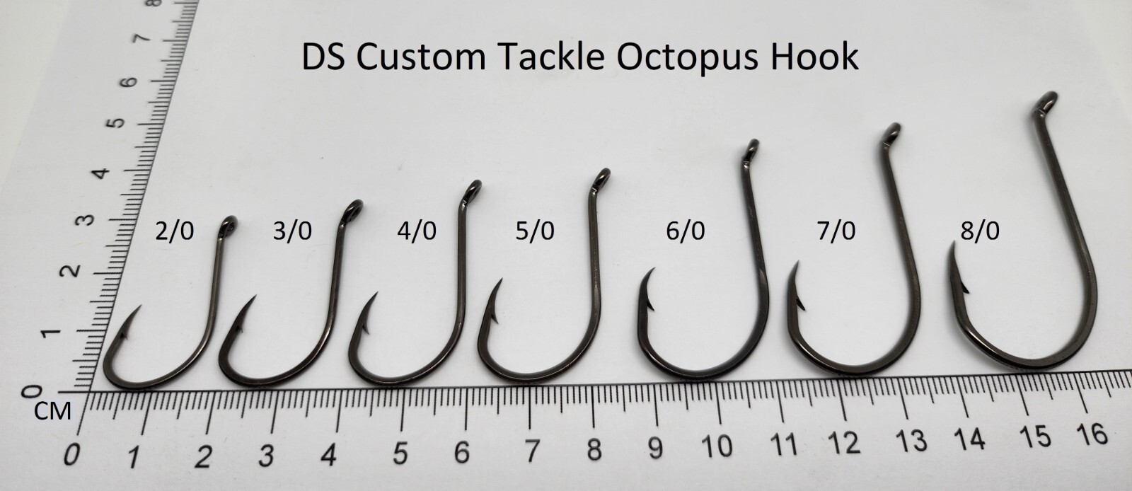 Octopus  Fishing Hooks 50  Pcs #1  to  8/0 tautog blackfish seabass rig building