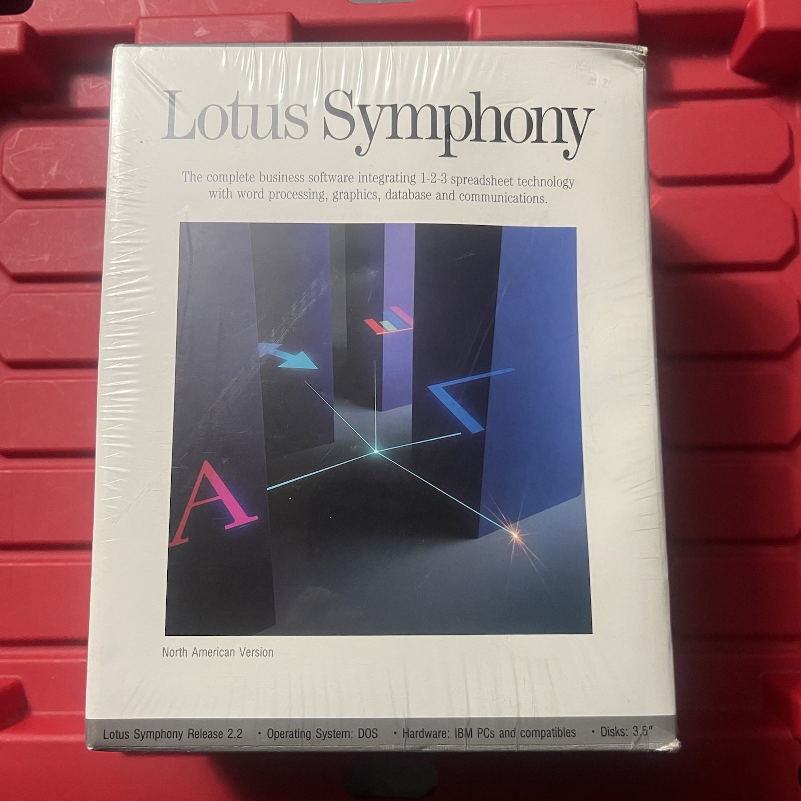 LOTUS SYMPHONY Complete Business Software English Floppy 5 1/4 DOS Vintage NEW