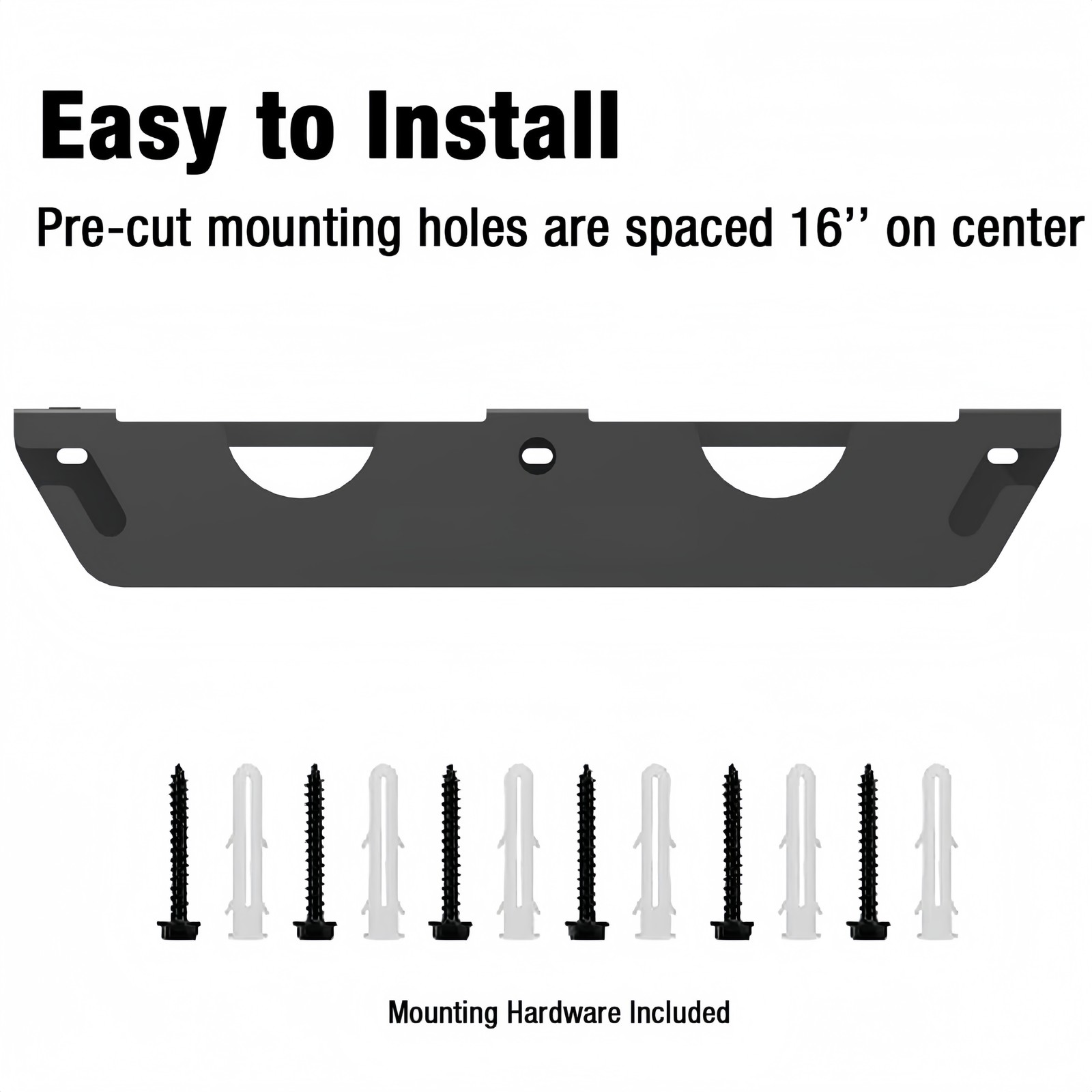2PCS Angle Grinder Holder Angle Grinder Rack/Stand Storage Rack Wall Mount Black