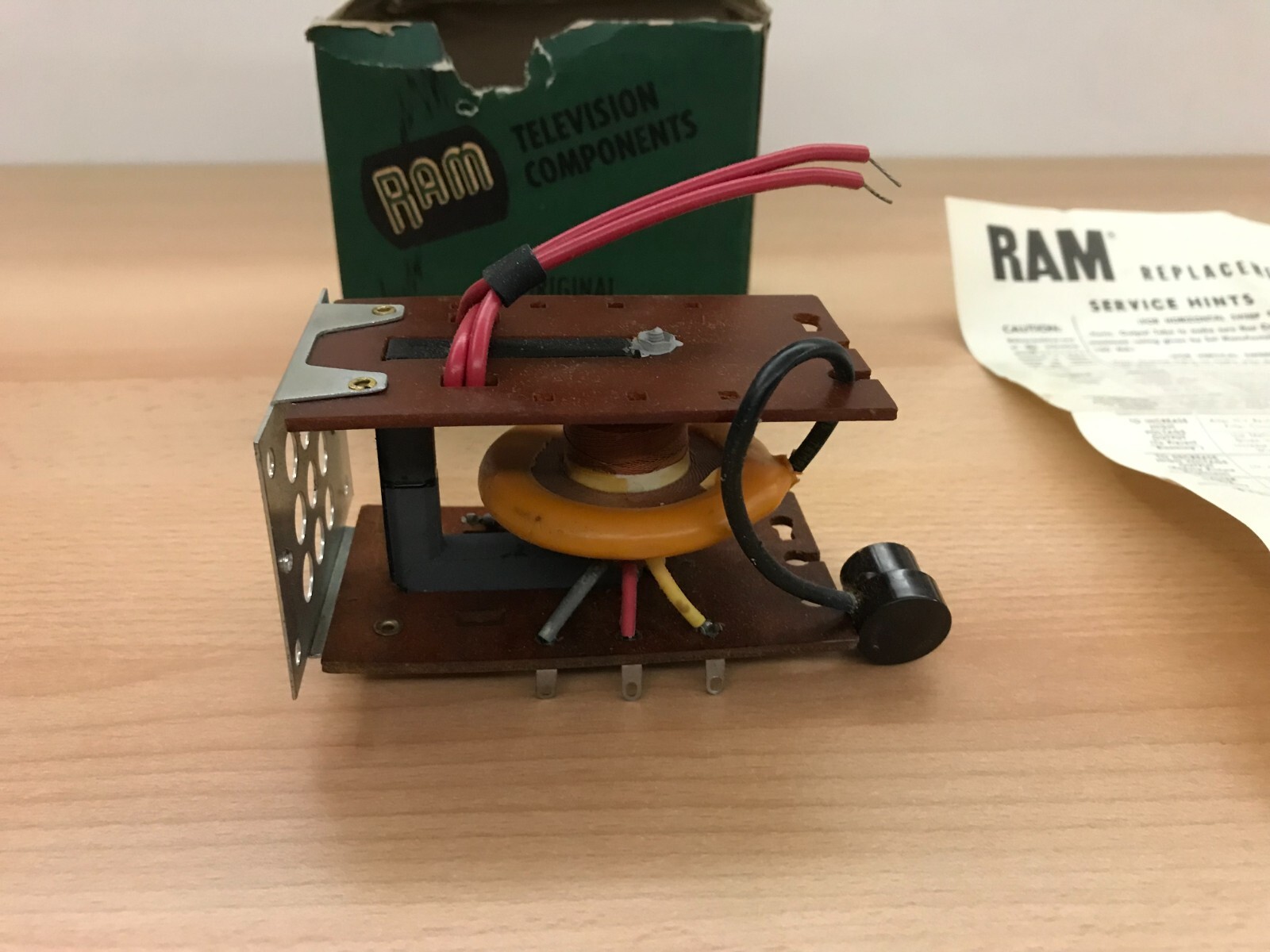 RAM Television Components X069 Horizontal Output Transformer - NOS