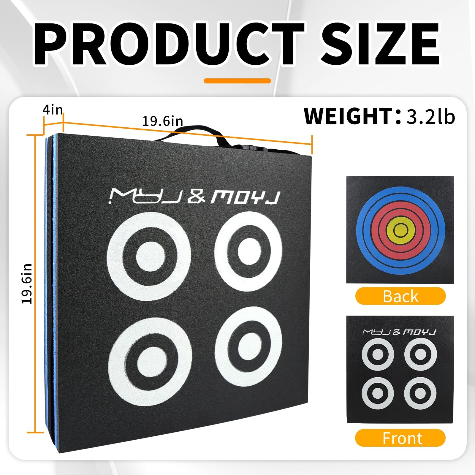 Archery Target XPE Material Compatible with Compound Bow, Longbow, Composite