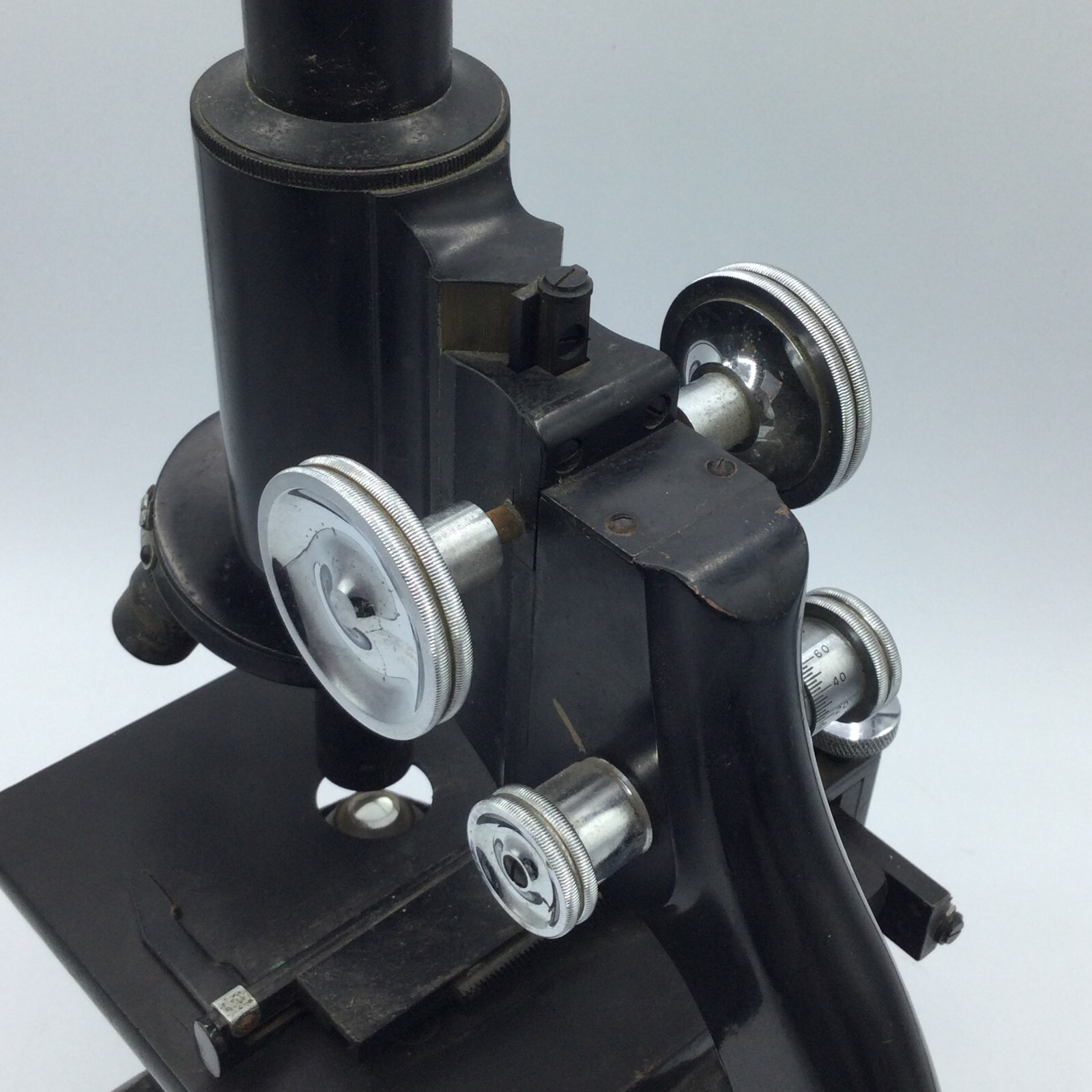 Vintage Spencer Buffalo Cast Iron Microscope 218515