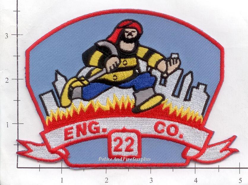 New York City NY Fire Dept Engine 22 Fire Patch v5