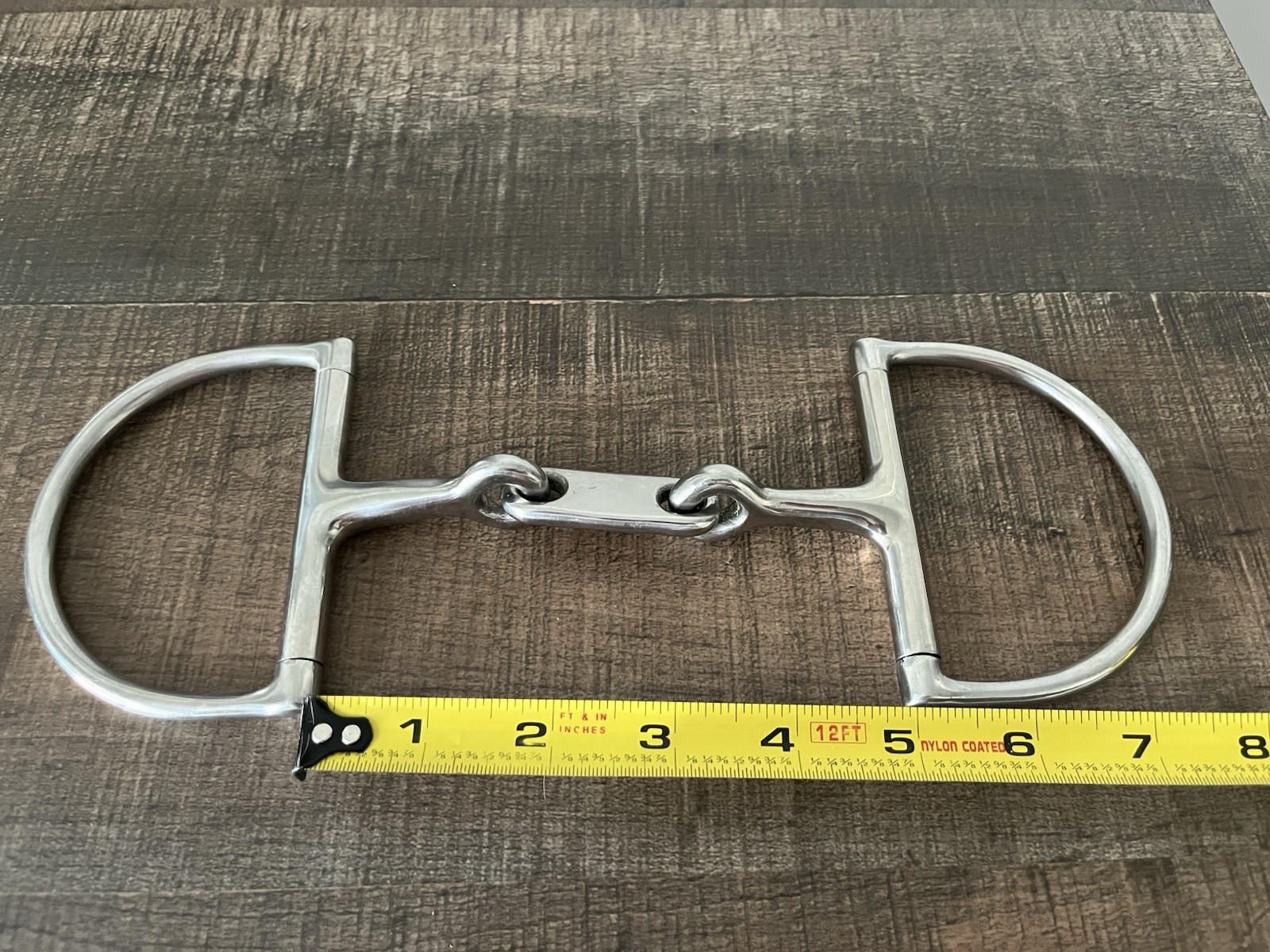 D Ring Snaffle Bit For Horses 5 Inch Equestrian Hunter English