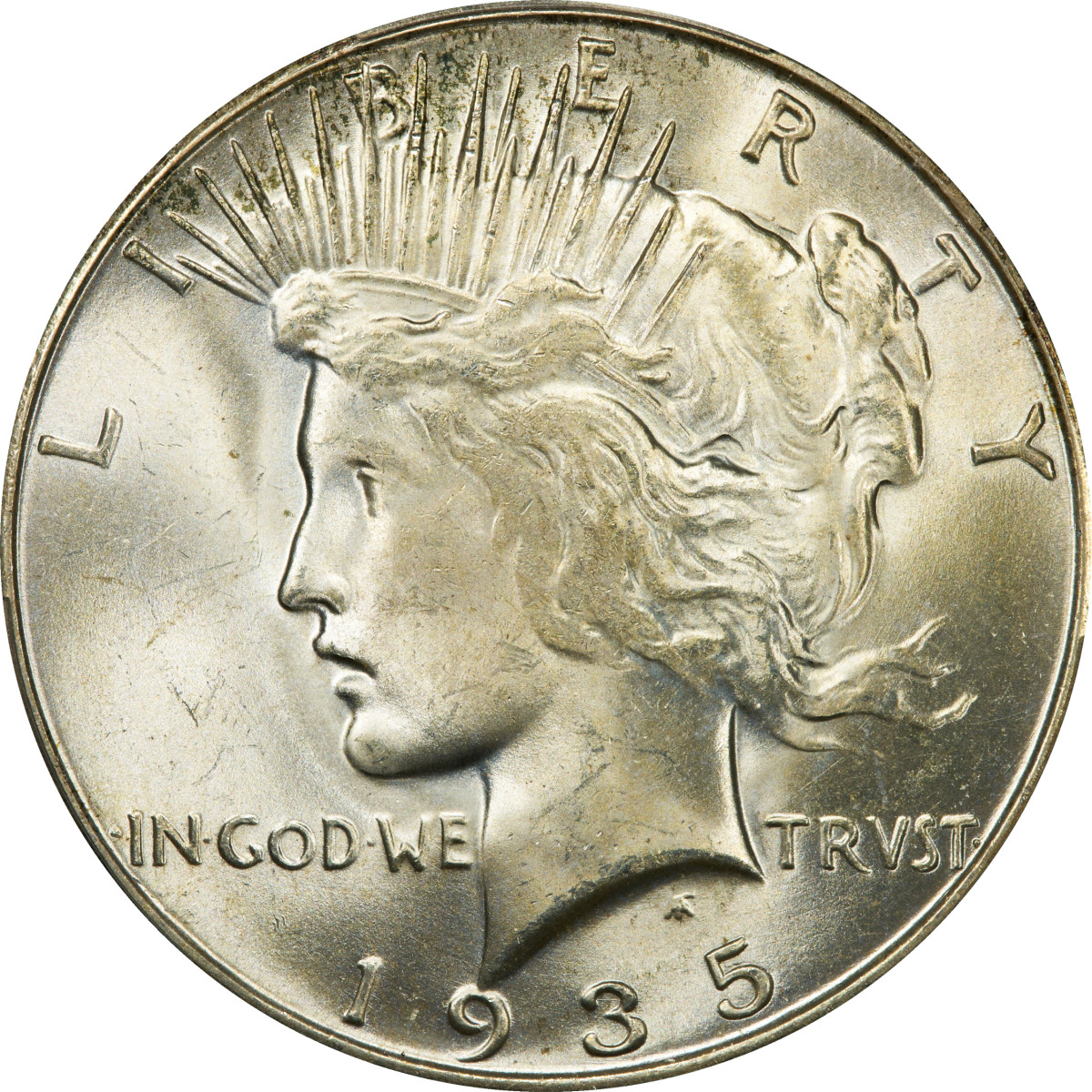 1935-S Peace Dollar $1 PCGS MS65